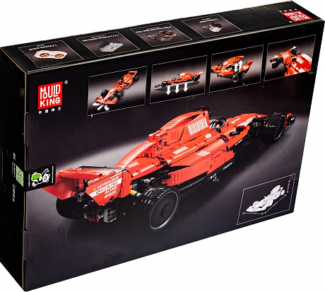 Красная Formula 1 с ДУ, 1065 дет.